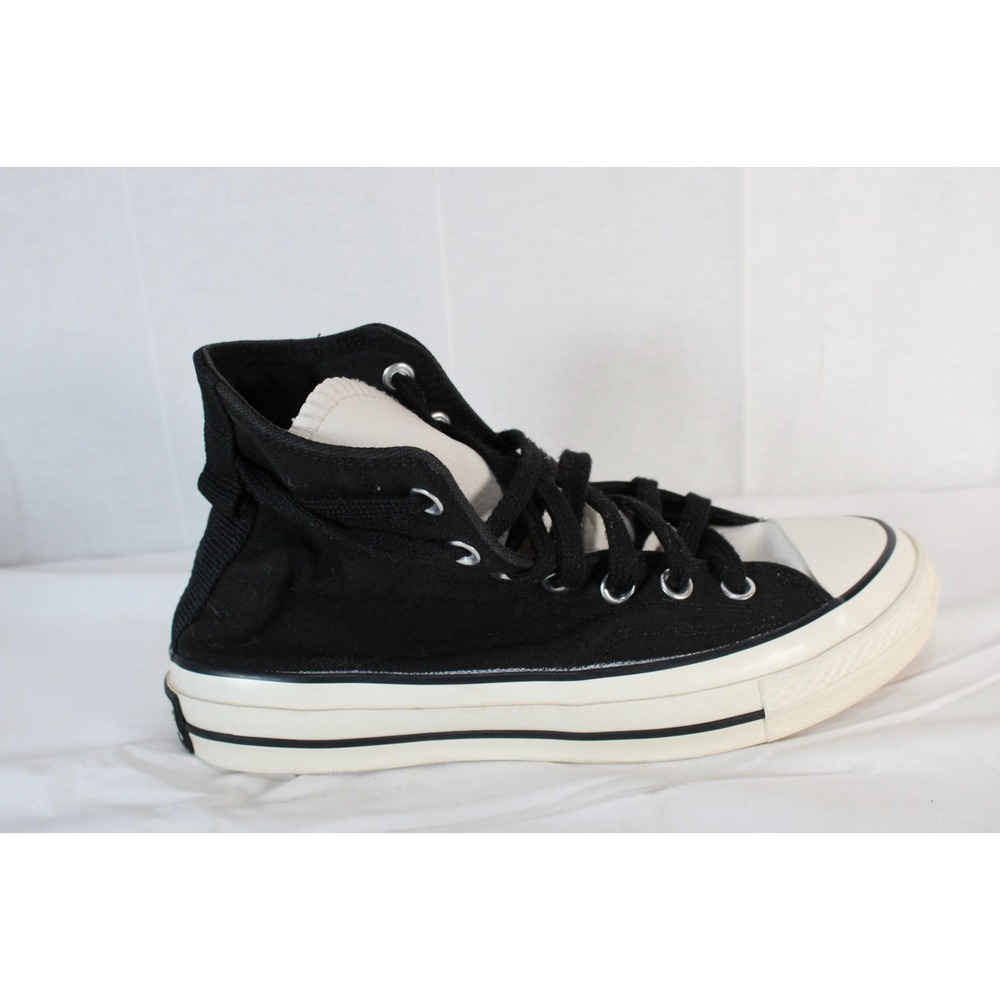 Converse Fear of God Essentials Chuck 70 Hi Black White Mens 5.5 Womens 7.5 - Picture 6 of 13